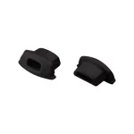 Заглушка ARH-BENT-W11 BLACK с отверстием Arlight 039584