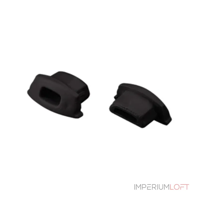 Заглушка ARH-BENT-W11 BLACK глухая Arlight 039585