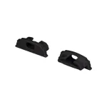 Заглушка ARH-BENT-W18 BLACK с отверстием Arlight 039589
