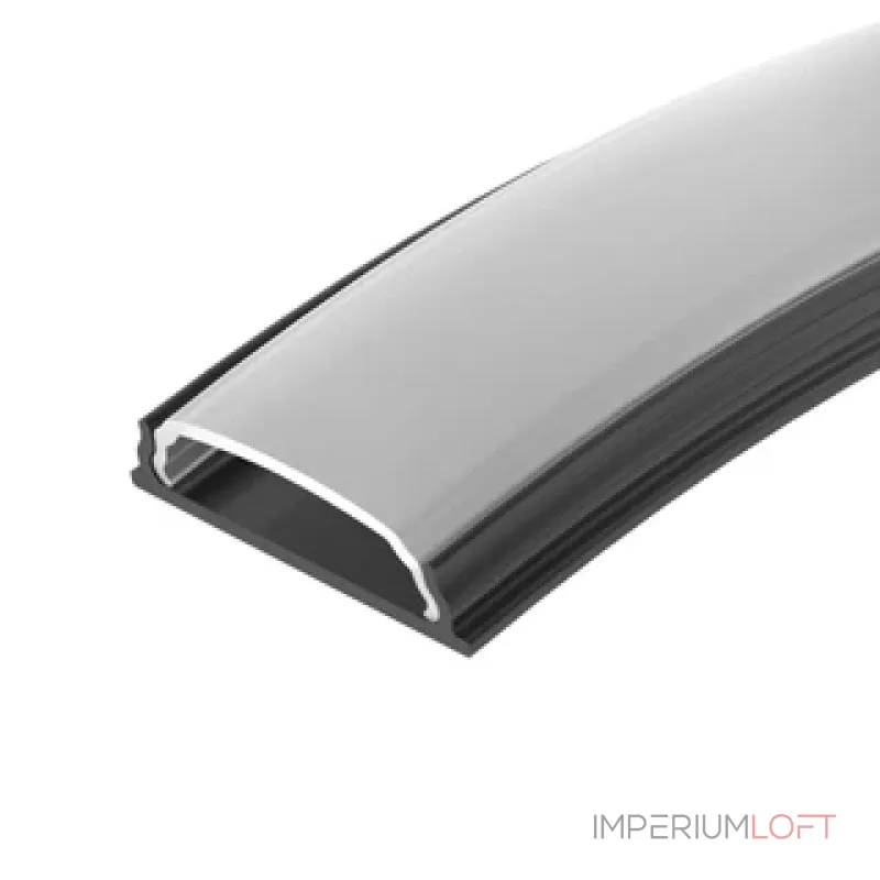 Заглушка ARH-BENT-W18 BLACK с отверстием Arlight 039589