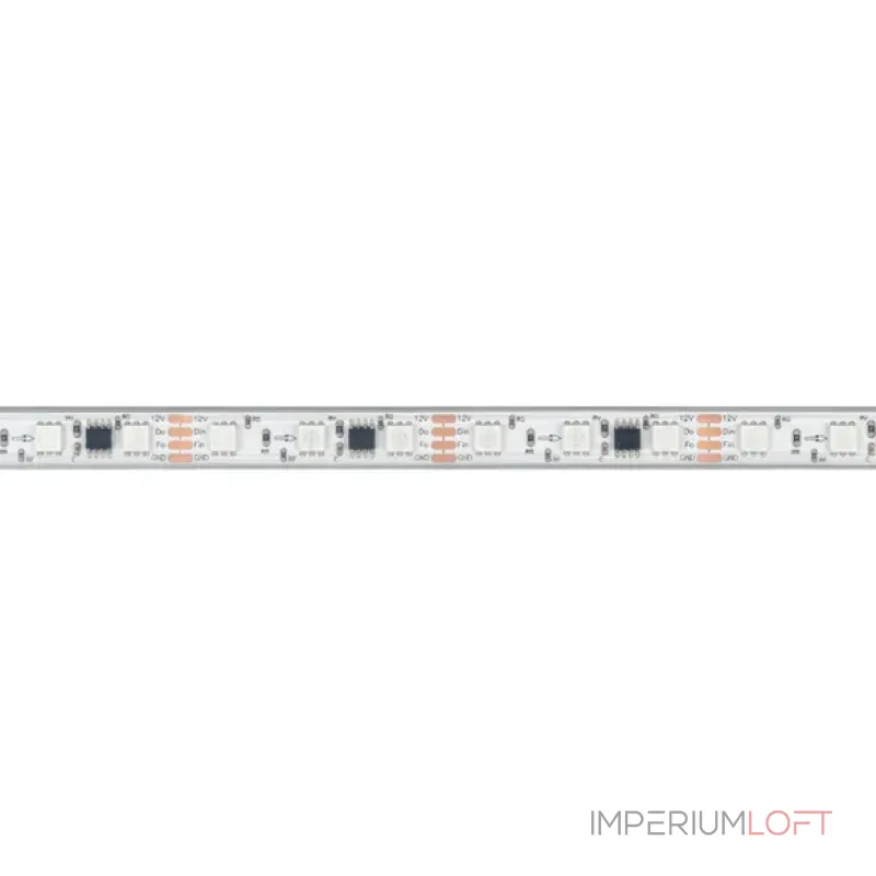 Светодиодная лента герметичная SPI-PS-B60-12mm 12V RGB-PX3-BPT (12W/m, IP67, 5060, 5m, бегущий огонь) Arlight 039599