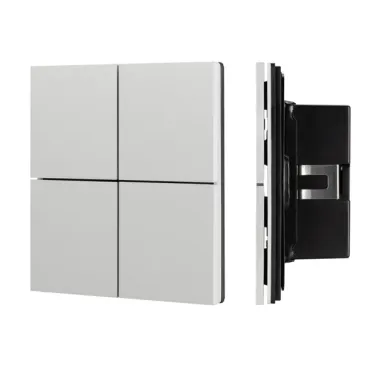 Arlight INTELLIGENT ARLIGHT Кнопочная панель KNX-304-23-IN Silver BUS Frameless IARL IP20 039662