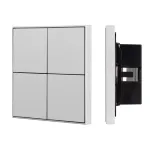 Кнопочная панель KNX-304-23-IN Silver (BUS, Frame, IARL, IP20) Arlight 039666