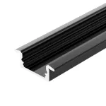 Профиль для светодиодной ленты LINE-2308-F-2000 ANOD BLACK Arlight 040301