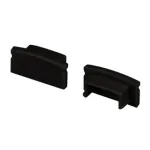 Заглушка LINE-1708 BLACK с отверстием Arlight 040315