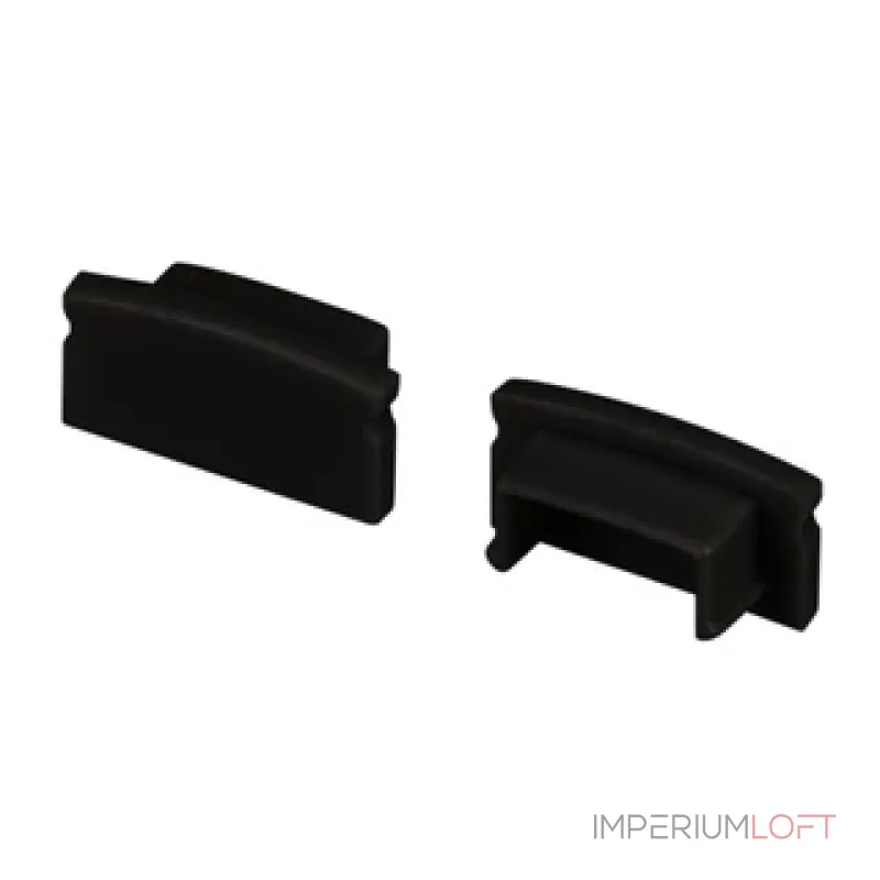 Заглушка LINE-1708 BLACK с отверстием Arlight 040315
