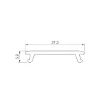 Рассеиватель STRETCH-25-WALL-SIDE-10m OPAL-PVC 040517