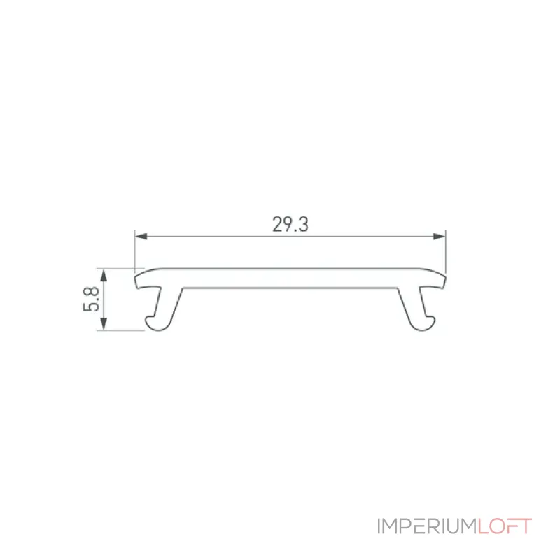 Рассеиватель STRETCH-25-WALL-SIDE-10m OPAL-PVC 040517