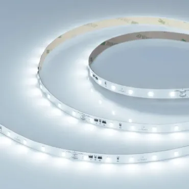 Светодиодная лента IC-A60-8mm 24V Cool 8K (4.8W/m, IP20, 2835, 10m, стабилизированная) Arlight 040604