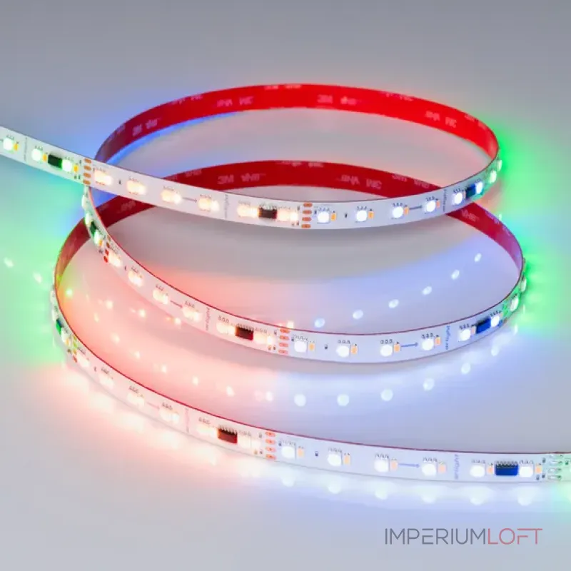 Светодиодная лента SPI-BA120-12mm 24V RGBW-Warm-PX6-BPT (16W/m, IP20, 5060/2835, 5m, бегущий огонь) Arlight 040620