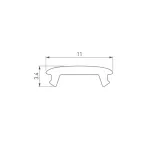 Рассеиватель STRETCH-SHADOW-10m OPAL-PVC (A2-CONTOUR-PRO) Arlight 040644