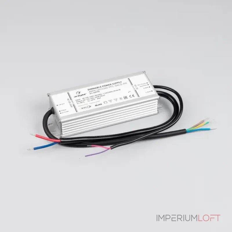 Блок питания ARPV-UH12240-PFC-DALI2-PH (12V, 20A, 240W, IP67) Arlight 040755