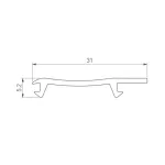 Рассеиватель STRETCH-S-30-WALL-SIDE-10m (STEP) Arlight 040820