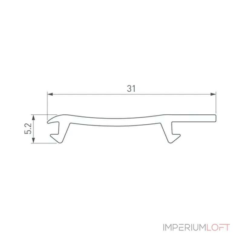 Рассеиватель STRETCH-S-30-WALL-SIDE-10m (STEP) Arlight 040820