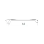 Рассеиватель для профиля STRETCH-S-35-CEIL-CENTER-10m (GAMMA35) Arlight 40821