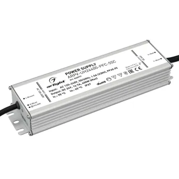 Блок питания ARPV-UH24400-PFC-55C (24V, 16.7A, 400W, IP67) Arlight 040977