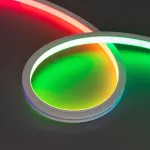 Светодиодная лента герметичная DMX MOONLIGHT-TOP-B84-13x12mm 24V RGB-PX7 (18W/m, IP67, 5m, wire x2, Вывод прямой) Arlight 041015
