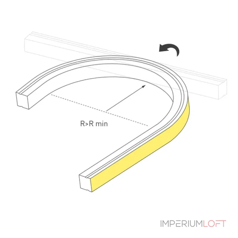 Светодиодная лента герметичная DMX MOONLIGHT-TOP-B84-13x12mm 24V RGB-PX7 (18W/m, IP67, 5m, wire x2, Вывод прямой) Arlight 041015