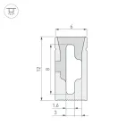 Гибкий профиль WPH-FLEX-0612-SIDE-S8-20m WHITE Arlight 041030