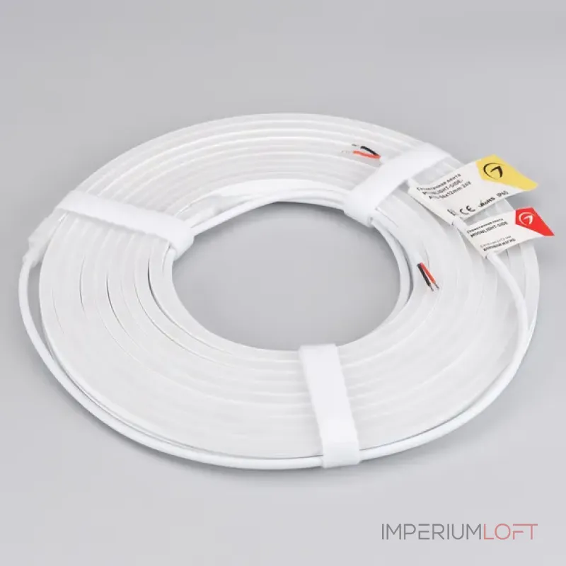 Светодиодная лента герметичная MOONLIGHT-SIDE-A120-06x12mm 24V White6000 (9.6W/m, IP65, 5m, wire x2, Вывод прямой) Arlight 041033 Светодиодная лента герметичная MOONLIGHT-SIDE-A120-06x12mm 24V White6000 (9.6W/m, IP65, 5m, wire x2, Вывод прямой) Arlight 041033