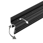 Профиль для светодиодной ленты STRETCH-SHADOW-TECH-VENT-2000 BLACK (A2-DELTA) Arlight 041160