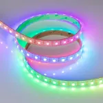 Светодиодная лента герметичная SPI-P-B60-12mm 5V RGB-PX1-BPT (12W/m, IP66, 5060, 5m, бегущий огонь) Arlight 041167