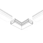 Коннектор STRETCH-S-50-CEIL-CENTER-90 (GAMMA50) Arlight 041202