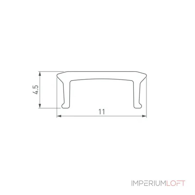 Arlight Экран PLINTUS-FANTOM-L-2000 OPAL 041219