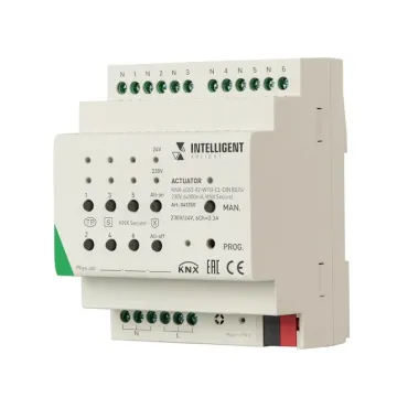 Актуатор KNX-4063-82-WTO-CL-DIN (BUS/230V, 6x300mA, KNX Secure, IARL, IP20) Arlight 041250 Актуатор KNX-4063-82-WTO-CL-DIN (BUS/230V, 6x300mA, KNX Secure, IARL, IP20) Arlight 041250
