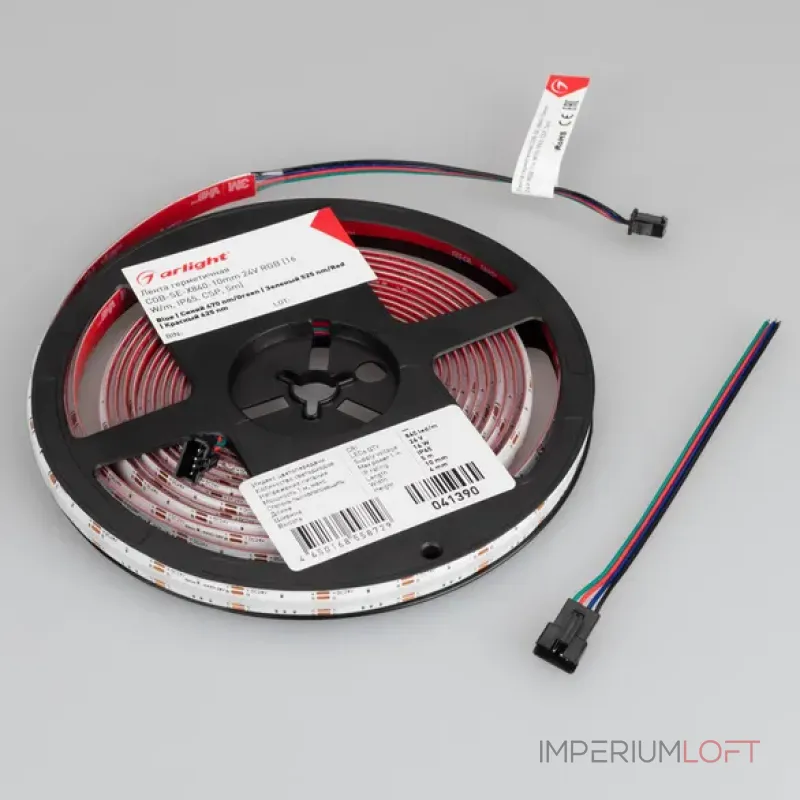 Светодиодная лента герметичная COB-SE-X840-10mm 24V RGB (16W/m, IP65, CSP, 5m) Arlight 041390 Светодиодная лента герметичная COB-SE-X840-10mm 24V RGB (16W/m, IP65, CSP, 5m) Arlight 041390