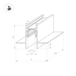 Трек встраиваемый MAG-ORIENT-TRACK-2653-FDW-3000 (BK, FLAT, IP20) Arlight 041440