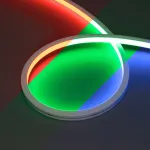 Светодиодная лента герметичная MOONLIGHT-TOP-B84-13x12mm 24V RGB (12W/m, IP67, 5m, wire x2, Вывод боковой) Arlight 041485