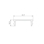 Рассеиватель LINE-S-W32-2000 OPAL Arlight 041582