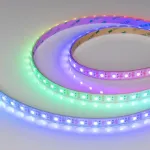 Светодиодная лента герметичная SPI-P-B60-12mm 12V RGB-PX1-BPT (8W/m, IP66, 5060, 5m, бегущий огонь) Arlight 041615(1)