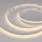 Светодиодная лента COB-X360-8mm 5V Warm3000 (5W/m, IP20, CSP, 5m) Arlight 041704