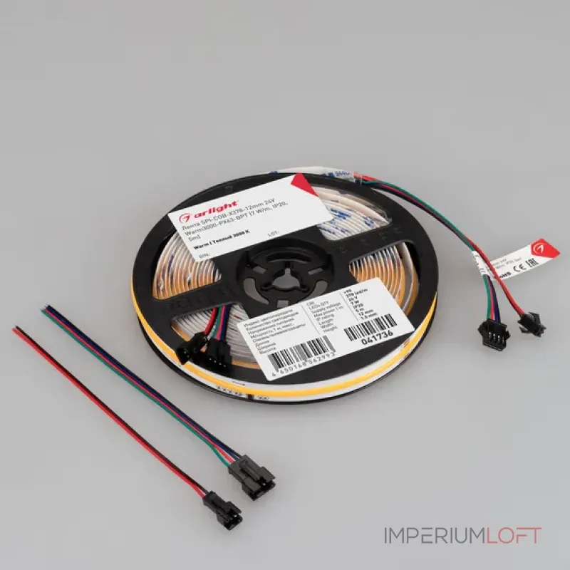 Светодиодная лента SPI-COB-X378-12mm 24V Warm3000-PX63-BPT (7W/m, IP20, 5m, бегущий огонь) Arlight 041736 Светодиодная лента SPI-COB-X378-12mm 24V Warm3000-PX63-BPT (7W/m, IP20, 5m, бегущий огонь) Arlight 041736