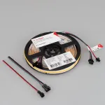 Светодиодная лента SPI-COB-X378-12mm 24V Warm2700-PX63-BPT (7W/m, IP20, 5m, бегущий огонь) Arlight 041737