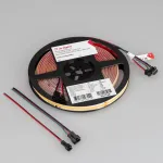 Светодиодная лента герметичная SPI-COB-SE-X378-12mm 24V Warm2700-PX63-BPT (7W/m, IP65, 5m, бегущий огонь) Arlight 041740