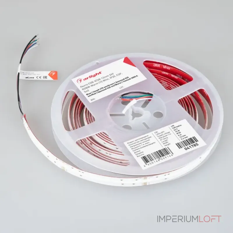 Светодиодная лента COB-X768-12mm 24V RGBW-Warm (15W/m, IP20, CSP, 5m) Arlight 041785 Светодиодная лента COB-X768-12mm 24V RGBW-Warm (15W/m, IP20, CSP, 5m) Arlight 041785