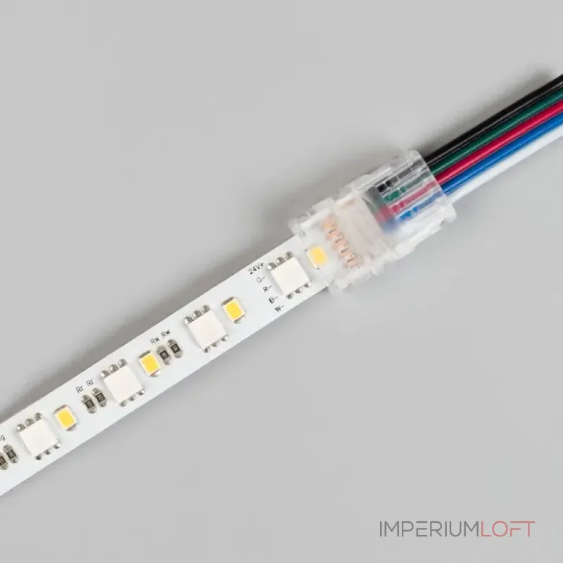 Коннектор HIP-RGBW-10mm-5pin-STW (Лента-Провод) Arlight 042067