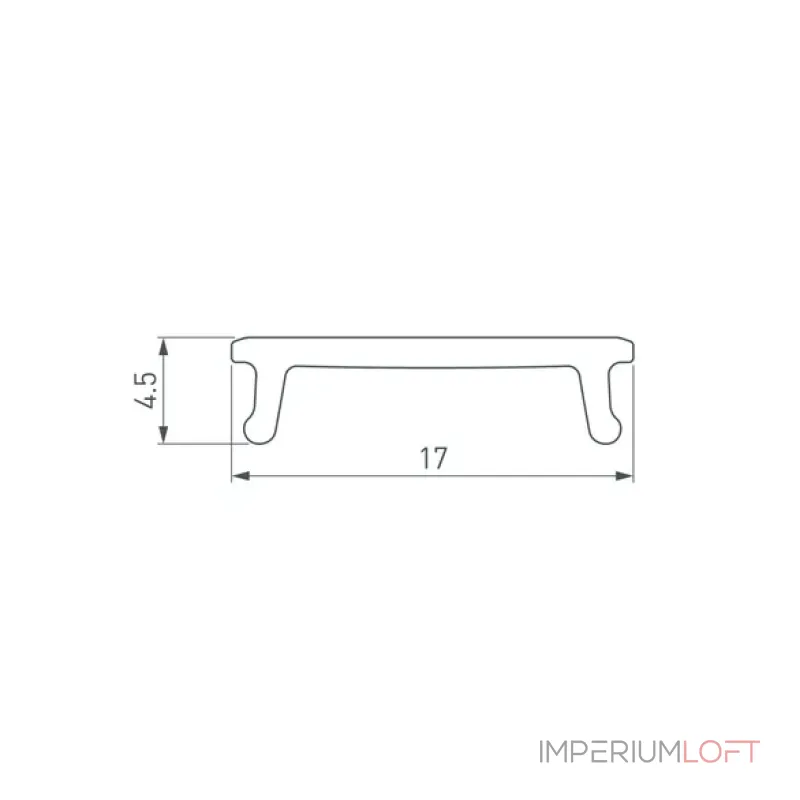 Рассеиватель СEIL-S14-SHADOW-2000 FLAT OPAL Arlight 042097