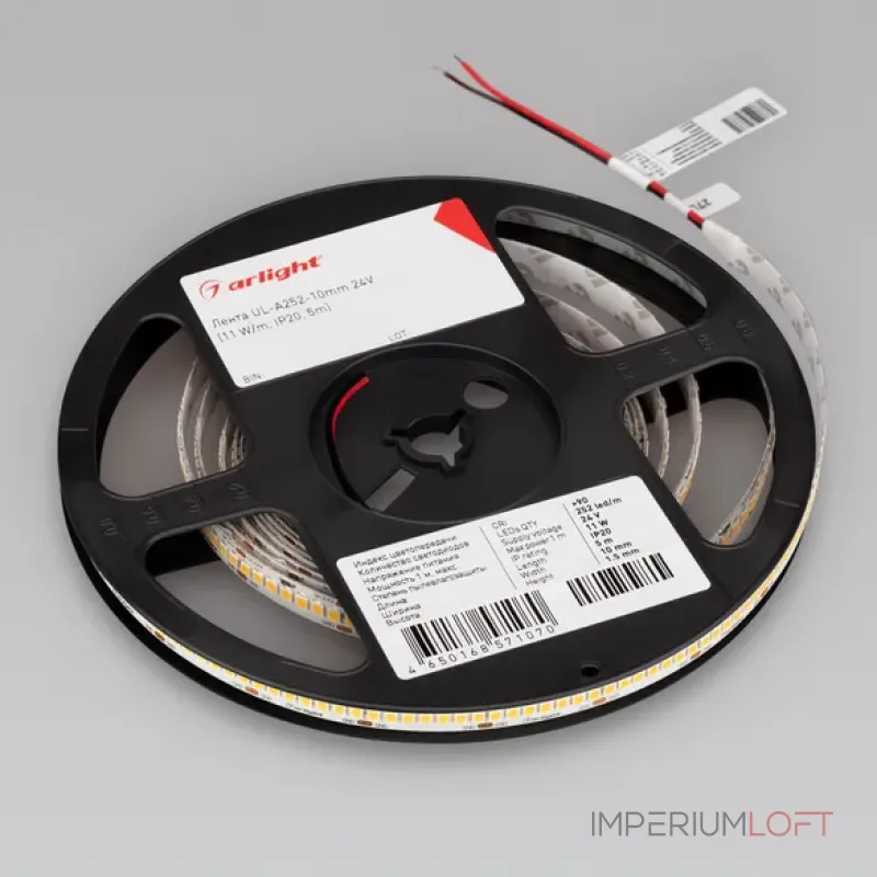 Светодиодная лента UL-A252-10mm 24V Day4000 (11W/m, IP20, 5m) Arlight 042317