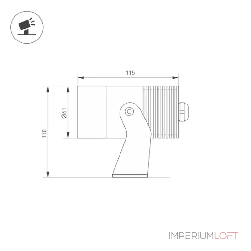 Прожектор Arlight RAY 42584 Прожектор Arlight RAY 42584
