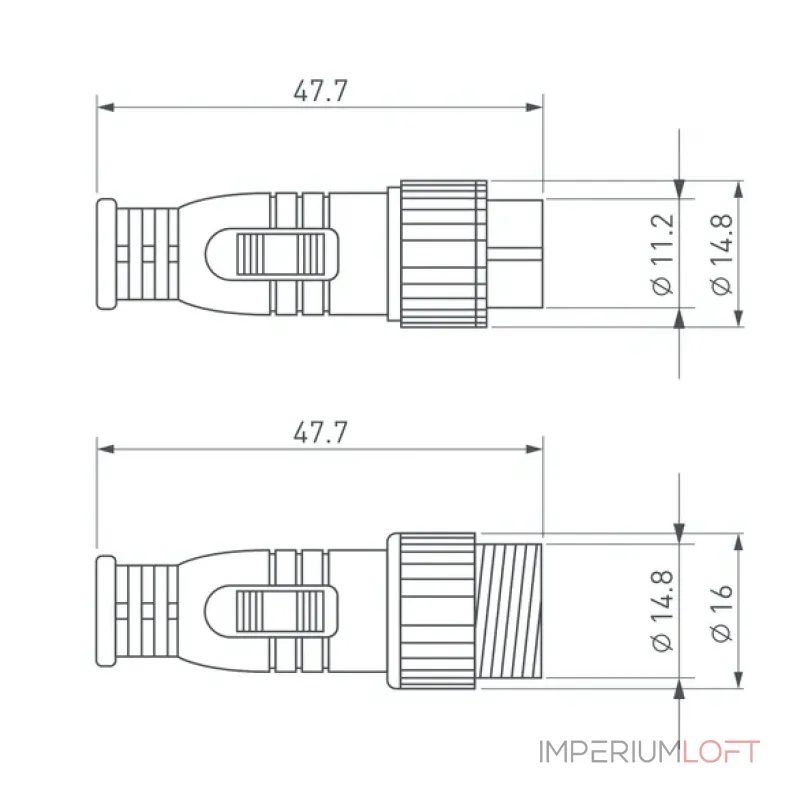 Заглушка ARL-LINE-CAP-2pin-SET (IP67) Arlight 042610