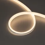 Светодиодная лента герметичная MOONLIGHT-TOP-U-A156-13x12mm 24V Warm3000 (11W/m, IP67, 5m, wire x2, Вывод боковой) Arlight 042779