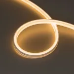 Светодиодная лента герметичная MOONLIGHT-TOP-U-A156-13x12mm 24V Warm2700 (11W/m, IP67, 5m, wire x2, Вывод боковой) Arlight 042780