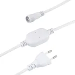 Шнур питания ARD-ICICLE-CLASSIC-1.5M White (230V, 1.6A, Ardecoled) Arlight 042830