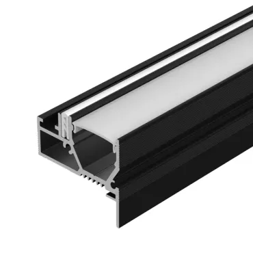 Профиль STRETCH-20-WALL-D-SIDE-2000 BLACK Arlight Алюминий 042947