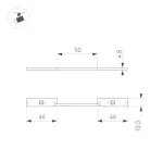 Коннектор гибкий MAG-MICROCOSM-CON-FLEX-LONG-POWER (BK) (IP20) Arlight 043053