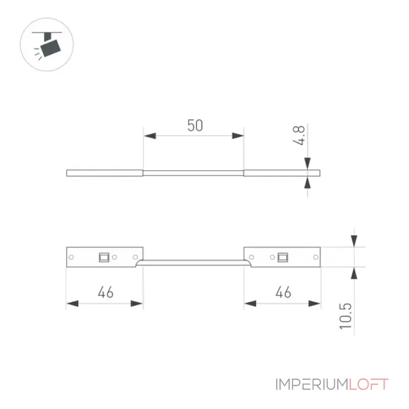 Коннектор гибкий MAG-MICROCOSM-CON-FLEX-LONG-POWER (BK) (IP20) Arlight 043053